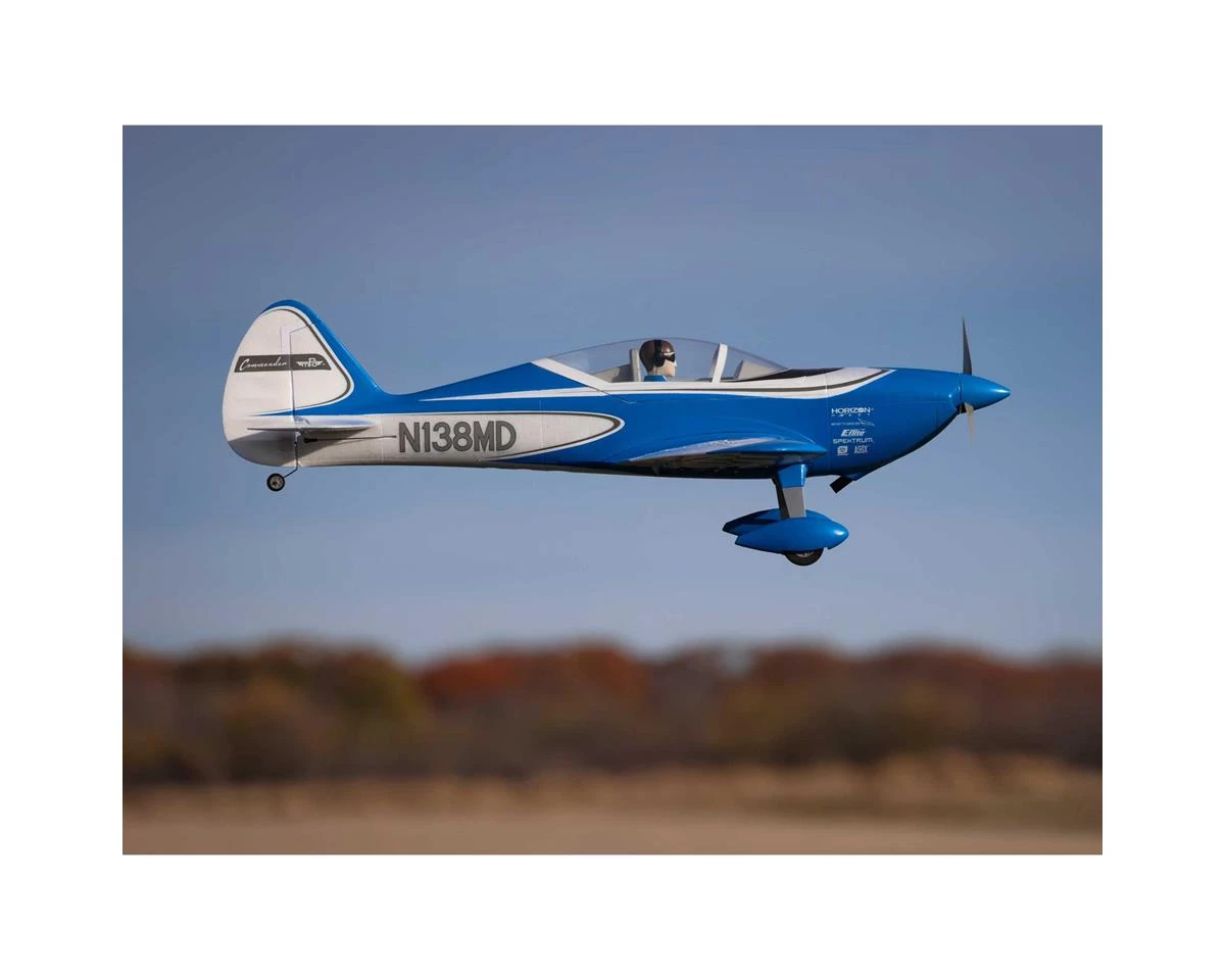E-flite Commander mPd 1.4m Plug-N-Play Electric Airplane (1400 mm) 5 E-flite Commander mPd 1.4m Plug-N-Play Electric Airplane (1400 mm) - Image 4