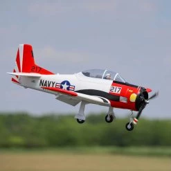 E-flite T-28 Trojan 1.2m Plug-N-Play Electric Airplane w/Smart ESC -E-flite Sales efl18375 1