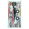 E-flite F-4 Phantom II 80mm Decal Set -E-flite Sales efl7992