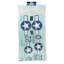 E-flite P-47D Razorback Decal Sheet -E-flite Sales efl8456 2