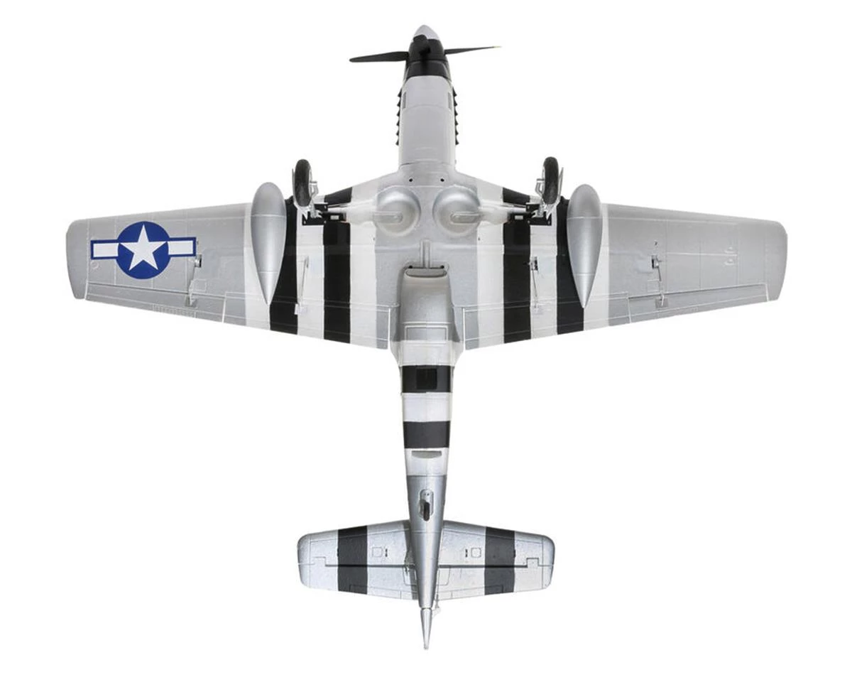 E-flite P-51D Mustang 1.2m Bind-N-Fly Basic Electric Airplane w/AS3X & SAFE Technology 7 E-flite P-51D Mustang 1.2m Bind-N-Fly Basic Electric Airplane w/AS3X & SAFE Technology - Image 5